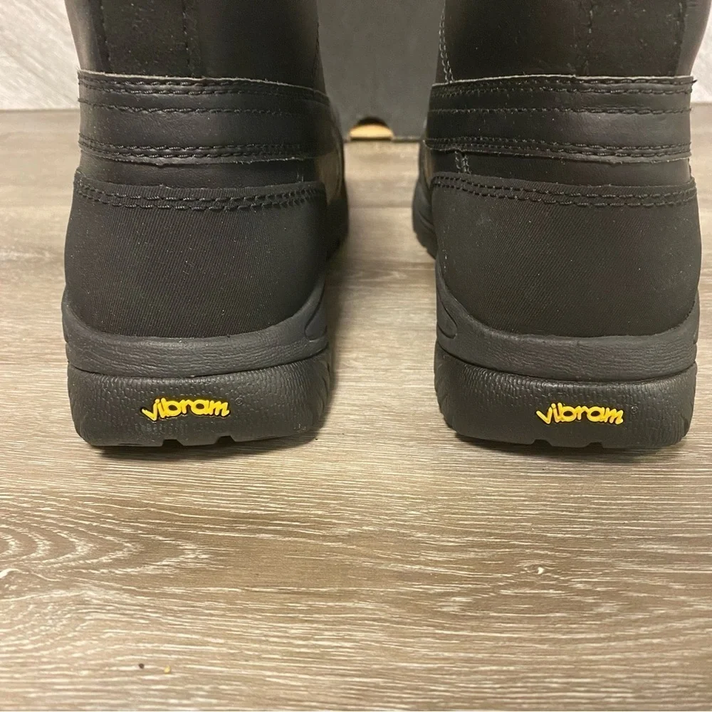 UGG | Men’s Felton Black WaterProof Leather Snow Boots NEW